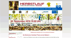 Desktop Screenshot of herbstlauf-weinheim.de